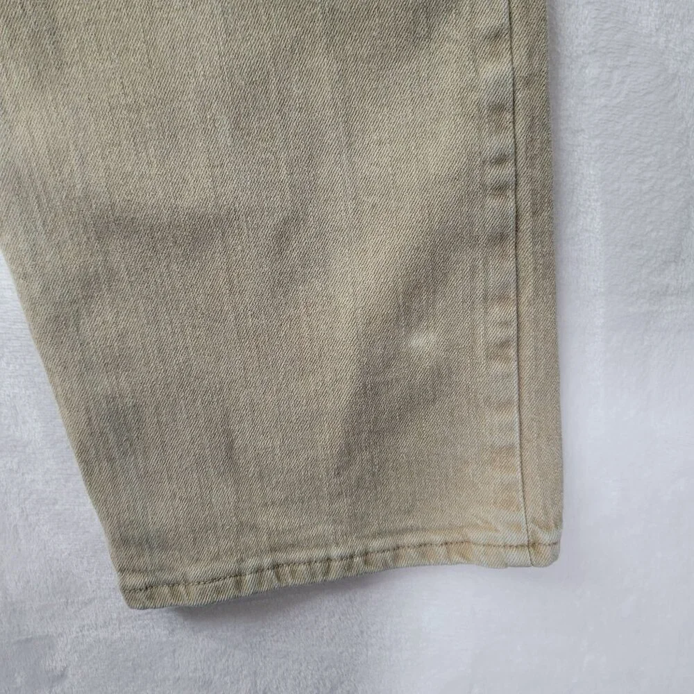 Wrangler Authentics Men's Beige Regular Fit Jeans Size 38x32